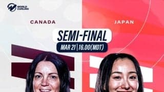 【カーリング】日本代表ロコ・ソラーレ、前半でカナダに大量５点ビハインド　世界選手権準決勝
