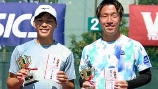  日本勢対決制し松田龍樹/ 白石光がV 