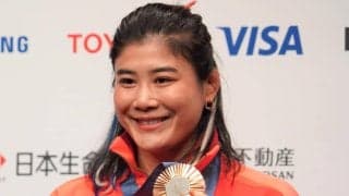 【レスリング】パリ五輪銅の尾崎野乃香が森川美和と「りくりゅう」演技再現「金メダルを祝して」