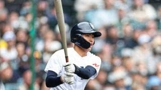 手首骨折、片手の素振りで待った春　代打で決勝打の大垣日大・高橋遼