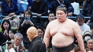 阿龍、序ノ口優勝決定ともえ戦制す　同じ中村部屋の翔盛下す「初日に負けてやばいと…」