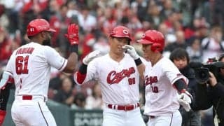 広島　ＯＰ戦ラストは引き分け　九回に１点差を追いつく　若鯉が躍動　佐々木が１号２ランなど３安打３打点、平川は２安打１打点