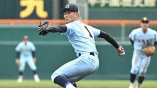 近江のエース上田健介は初の無四球　「投げやすかった」甲子園で好投