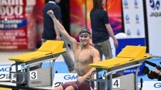 【競泳】田渕海斗、1500m自由形で日本新記録V　派遣標準も突破「世界を戦いたい」