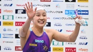 【競泳】成田実生、400m個人メドレー４連覇、派遣標準記録も突破「何も考えず無我夢中に」