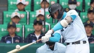 先制ソロの山梨学院・菰田「まずはけがを良くして…」　センバツ