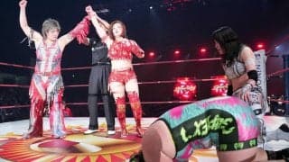 【Sareee－ISM】Sareeeが裏投げ計６発で橋本千紘から勝利、次は彩羽匠と王座戦