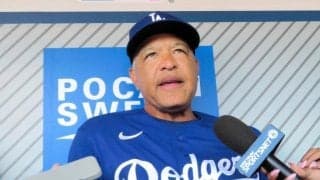 ロバーツ監督、キム・ヘソン非情降格の理由説明「今キャンプ最も難しい決断。出場機会与えたかった」　ＯＰ戦打率４割超も「サンプル少ない」　打率１割台フリーランドを選択「打席内容悪くなかった」