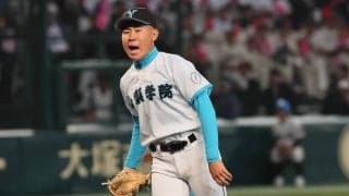 主力負傷の山梨学院救ったリリーフエース！指揮官も絶賛の技巧派左腕が見事な火消し｢自然と気持ちが入った｣【センバツ】