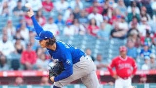 ドジャース先発グラスノーが５回３安打1失点の快投！15アウト中11Ｋの奪三振ショー披露