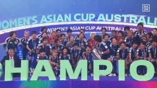 なでしこジャパンの“優勝コント”でまさかの事態！？「のりさんに教えてあげて（笑）」“森脇芸”に「新喜劇きた」「W杯でもやって」【女子アジア杯】