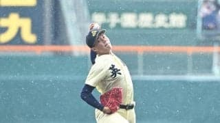 九回裏のピンチ　英明・冨岡投手が見せた無表情　｢内心ちょっと…｣