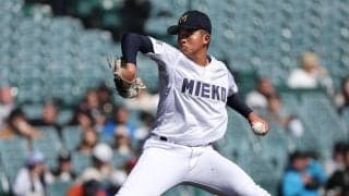 【センバツ】三重・上田晴優が監督も驚く快投　完封目前で降板も「したら調子に乗っちゃうんで」