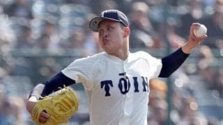 大阪桐蔭の２年生左腕が５回までノーノーの圧巻投球！６回に初安打許すも２桁Ｋ記録　Ｕ１５日本代表で世界一貢献　スケール抜群の身長１９２センチ