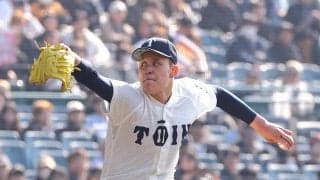 【センバツ】大阪桐蔭の大型左腕、川本晴大が熊本工を相手に５回までノーヒットノーラン続ける
