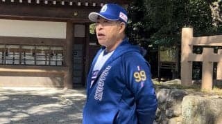 【中日】井上一樹監督、コーチ、選手らが熱田神宮で開幕前恒例の必勝祈願「スイッチ入る」