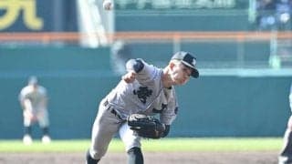 大阪桐蔭四番と2連続変化球で勝負　熊本工・堤投手「夏にまた戻る」