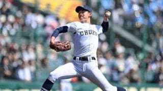 チーム1の増量｢自信が球に乗った｣　中京大中京の太田投手が快投