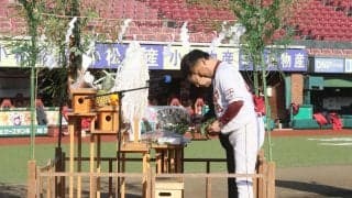 【楽天】必勝祈願で決意新た･･･三木監督「色々な思い込めた」辰己涼介「最終戦まで貢献」　