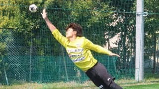 【Ｊ２藤枝】１９歳ＧＫ栗栖汰志が守護神定着へ意欲…デビュー２連勝もまだまだ「クリーンシートを成し遂げたい」