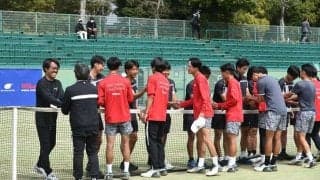「第48回全国選抜高校テニス」男子は四日市工と関西、女子は相生学院と大商学園が決勝進出