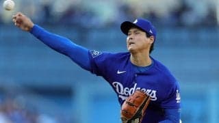 「マウンド上で容赦なさすぎるだろ」投手・大谷翔平、制球乱れる場面も…5回途中11奪K「チートキャラの領域だな」