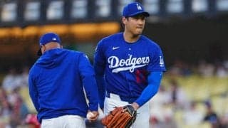 大谷翔平、奪三振ショーの裏で「脚の疲労感」　絶賛のエ軍放送局…頷いた“5”の価値