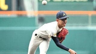 与四球一つ、抜群の制球力誇った神村学園の龍頭　悔やんだ「1球」