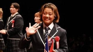 アジア大会サーフィン代表・池田美来が卒業式出席「サーフィンと勉強と全力で頑張った３年間」