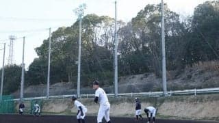 長方形の練習場が力の源　迷いない英明の「割り切り」　センバツ