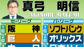 【真弓明信】虎が抜けているが…優勝争いシーズン後半までもつれるか／阪神順位予想