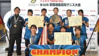 相生学院が2年ぶり5度目のV。大商学園との3年連続対決を制し、選抜の頂点へ[第48回全国選抜高校テニス]