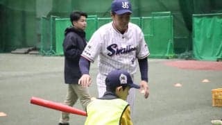 【ヤクルト】オープンハウスが障がいある小中学生へ野球教室　アカデミー度会HC「野球好きに…」