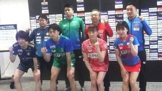 POファイナル会見で抱負　KM東京・田添健汰「松島輝空選手は必ず勝てる」　日本生命・赤江夏星「どの試合も苦しくなる」【Tリーグ】