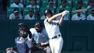 “おかわりジュニア”中村勇斗が甲子園デビュー　初打席は三振も軽快好守で勝利に貢献　父の応援歌響く　父剛也は届かなかった聖地「すごかったよ、と伝えたい」