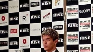 【RISE】モテ男・白鳥大珠が大一番を前に「アンチを言ってくるヤツは俺みたいにはできない」