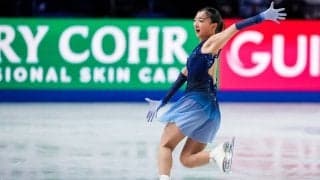 「自分らしい滑りができた」坂本花織、現役最後の大会で首位発進　“同期”アンバー・グレンとの絆にも言及【世界フィギュア】