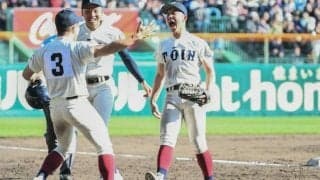 サヨナラのピンチを救った「スーパープレー」　大阪桐蔭の仲原選手