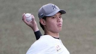 【ロッテ】毛利海大　球団76年ぶり新人開幕投手に抜てき「なんとか、勝てれば何でもいいので」