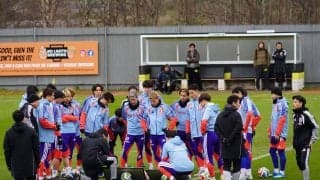 【日本代表】佐藤龍之介除く26人で活動３日目　シュート練習では三笘薫がシャドーに