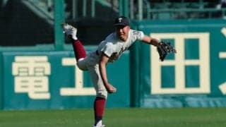 大阪桐蔭の左翼手が好返球でサヨナラ阻止！｢自分は肩が強くないけど…｣ビッグプレーでチーム救った【センバツ】