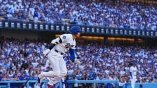 大谷翔平、開幕初打席で右前打　ドジャースタジアムでは初…“4年連続”に本拠地大歓声