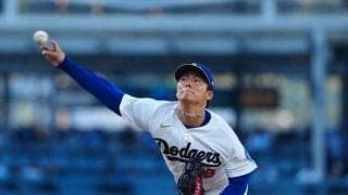 山本由伸が「ロボット審判」の初洗礼　ストライク見逃し三振がボールに覆る　今季から導入