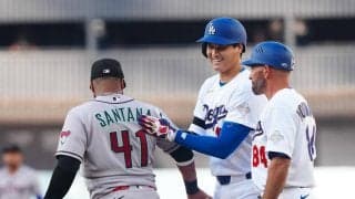大谷翔平、開幕戦第3打席はフルカウントから四球　パヘスの逆転３ランでドジャースは逆転