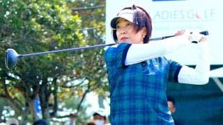 足つって応急スプレー　４８歳・大山志保のド根性　４差１１位発進　ガッツポーズ連発「出来すぎ」　８年ぶり、年長４位の１９勝目狙う