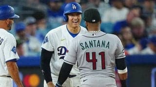 大谷翔平の“反応”は「みていて楽しい」　カーショーも注目した瞬間…米実況は「Ohhh！」