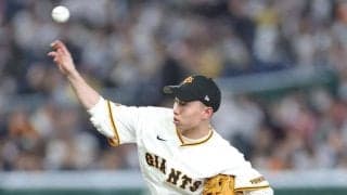 ミラノ五輪金メダルの木村葵来が始球式　おしゃれな丸刈りも披露