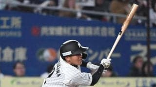 ロッテ・松川が２年ぶり安打、３年ぶり打点「とにかく必死に打ちました」