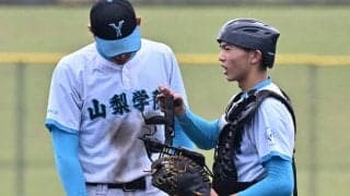 競泳で五輪狙う「二刀流」の兄に続け　山梨学院捕手のセンバツ