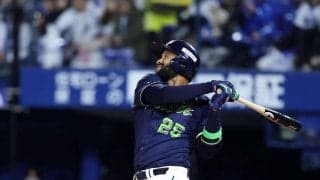 【ヤクルト】サンタナ２年連続開幕戦アーチ「自分のポイントまで…」公式戦314日ぶり本塁打